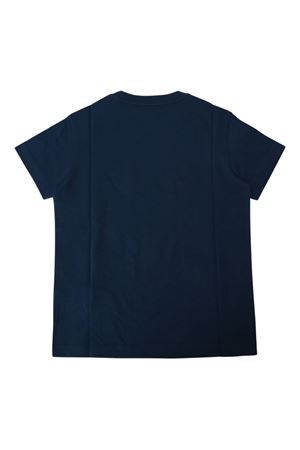 t-shirt in cotone blu FENDI KIDS | JMI4877AJF1I11